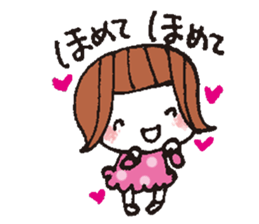 kimakima little girls sticker #4486298