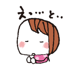 kimakima little girls sticker #4486304