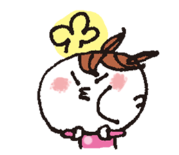 kimakima little girls sticker #4486307