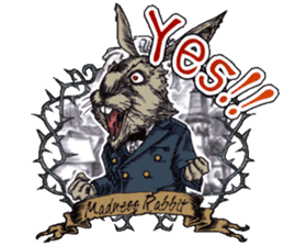 Madness Rabbit sticker #4486832