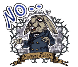 Madness Rabbit sticker #4486833