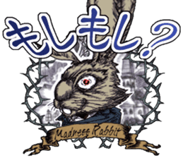 Madness Rabbit sticker #4486844