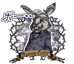 Madness Rabbit sticker #4486856
