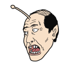 Uncle aliens sticker #4487675