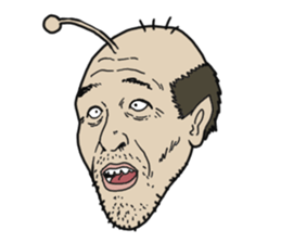 Uncle aliens sticker #4487676