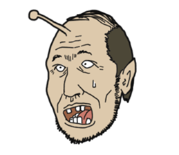 Uncle aliens sticker #4487681