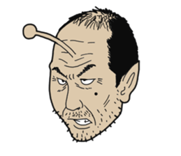 Uncle aliens sticker #4487690