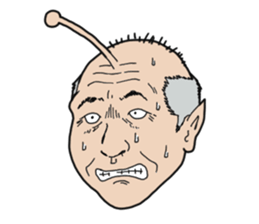 Uncle aliens sticker #4487691