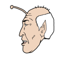 Uncle aliens sticker #4487700
