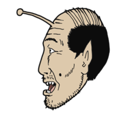 Uncle aliens sticker #4487701