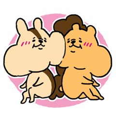 A hamster and the squirrels.