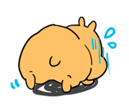 A hamster and the squirrels. sticker #4488282