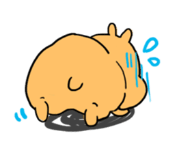 A hamster and the squirrels. sticker #4488282