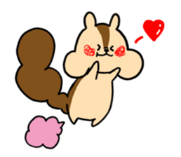 A hamster and the squirrels. sticker #4488292