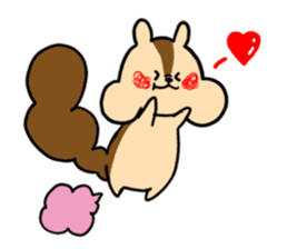 A hamster and the squirrels. sticker #4488292