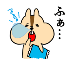 A hamster and the squirrels. sticker #4488295