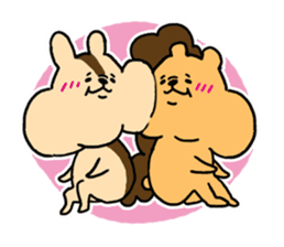 A hamster and the squirrels. sticker #4488302