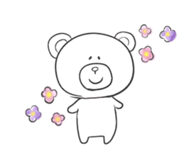 Mr.white bear Japanese edition sticker #4488837