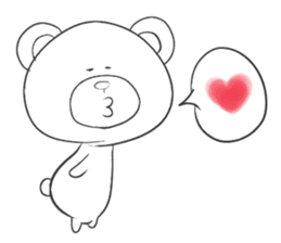 Mr.white bear Japanese edition sticker #4488843
