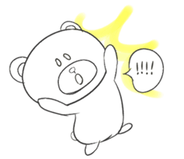 Mr.white bear Japanese edition sticker #4488852