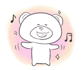 Mr.white bear Japanese edition sticker #4488854