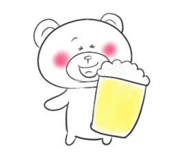 Mr.white bear Japanese edition sticker #4488870