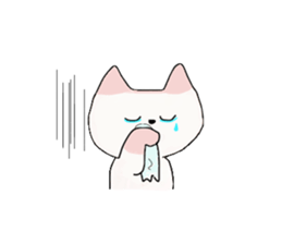 Nyany's Japanese Cat sticker #4489134