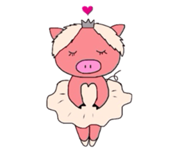 BallerinaPig sticker #4489401