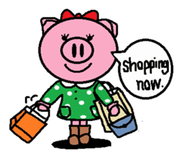 Ton-kun her. English edition. sticker #4489637