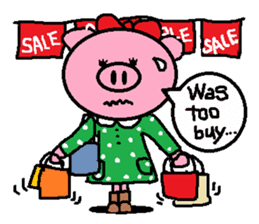 Ton-kun her. English edition. sticker #4489638