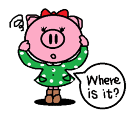 Ton-kun her. English edition. sticker #4489639