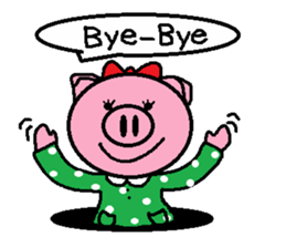 Ton-kun her. English edition. sticker #4489645