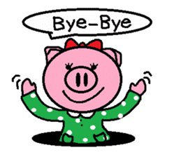 Ton-kun her. English edition. sticker #4489645