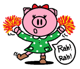 Ton-kun her. English edition. sticker #4489652