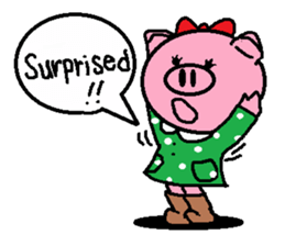 Ton-kun her. English edition. sticker #4489655