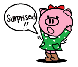 Ton-kun her. English edition. sticker #4489655