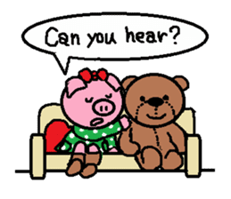 Ton-kun her. English edition. sticker #4489656