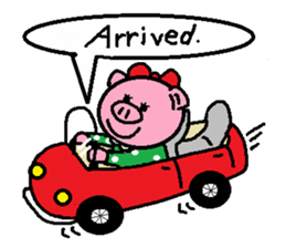 Ton-kun her. English edition. sticker #4489667