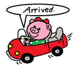 Ton-kun her. English edition. sticker #4489667