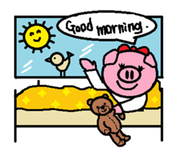 Ton-kun her. English edition. sticker #4489669