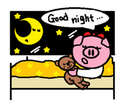 Ton-kun her. English edition. sticker #4489671