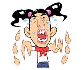 ANGRY AIKO sticker #4490266