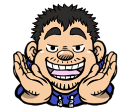 adorably ugly guy. sticker #4490407