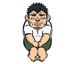 adorably ugly guy. sticker #4490412