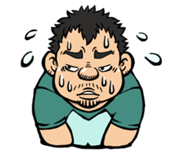 adorably ugly guy. sticker #4490413