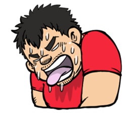 adorably ugly guy. sticker #4490421