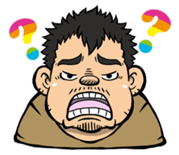 adorably ugly guy. sticker #4490436