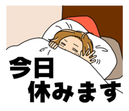 A list and the back of the girl sticker #4490516