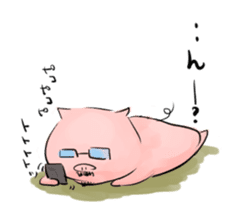 The dad who is a pig sticker #4490600