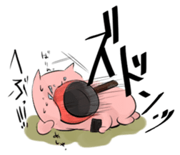 The dad who is a pig sticker #4490602